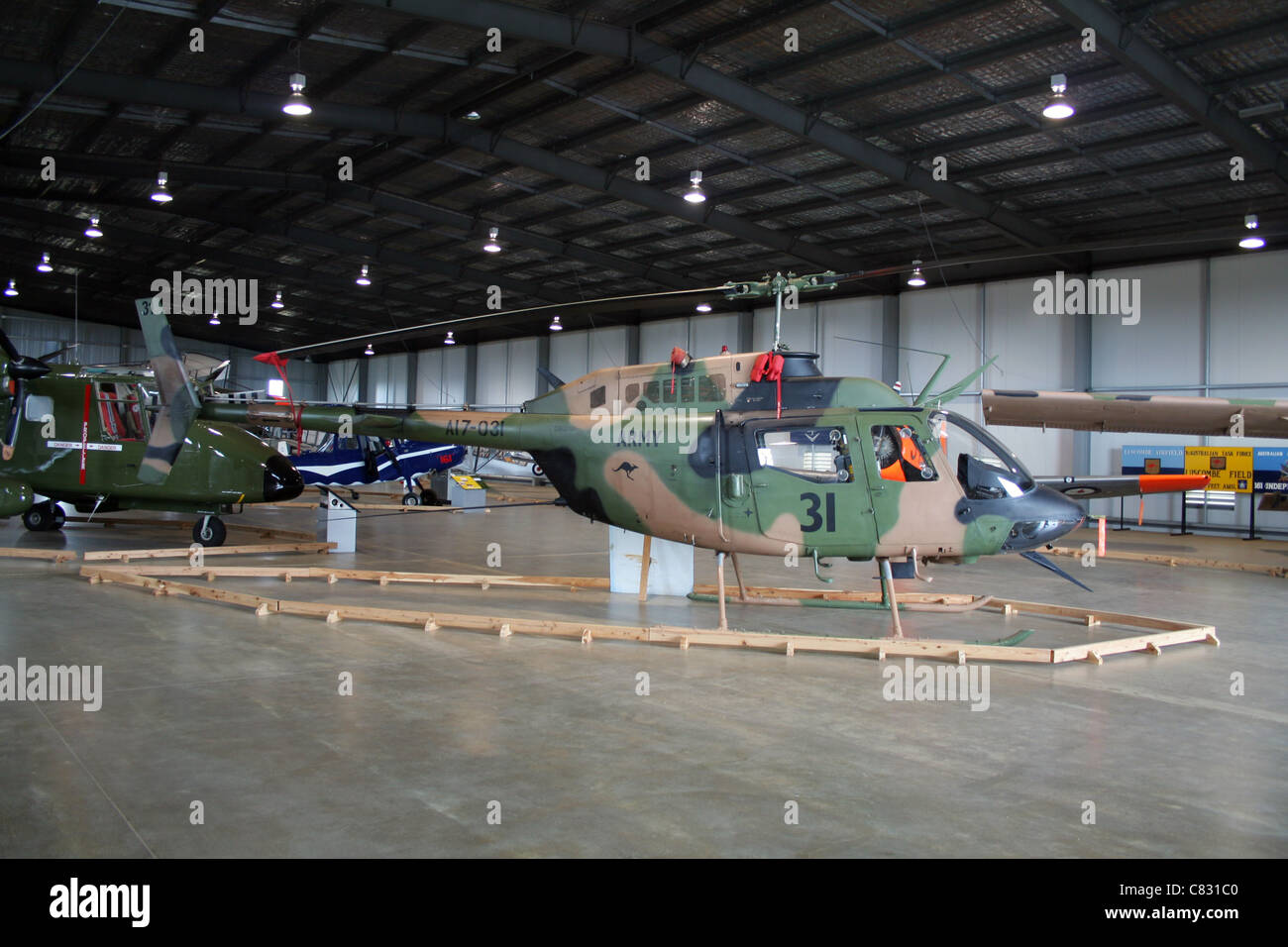 Museo dell esercito australiano battenti in oakey, Queensland. Foto Stock