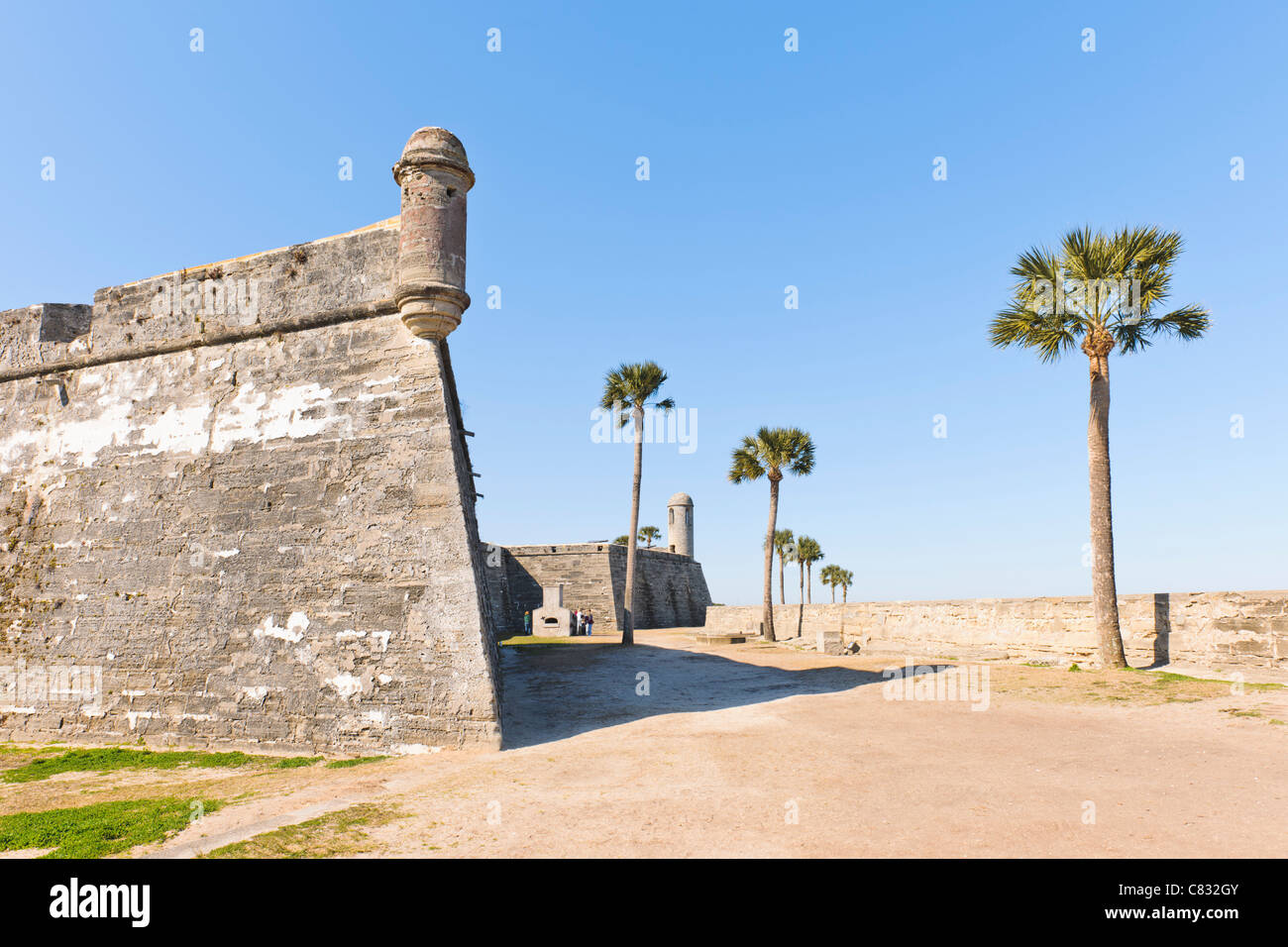 Castillo de San Marcos, Sant Agostino Foto Stock
