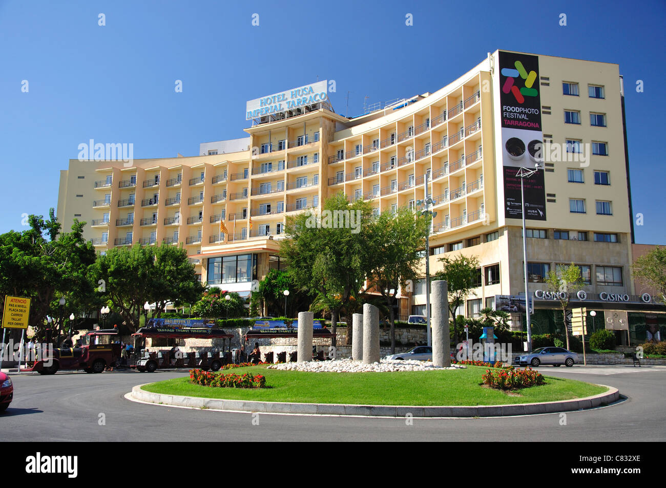 Hotel Husa Imperial Tarraco, Paseo De Las Palmeras, Tarragona, Costa Daurada, provincia di Tarragona Catalogna Foto Stock