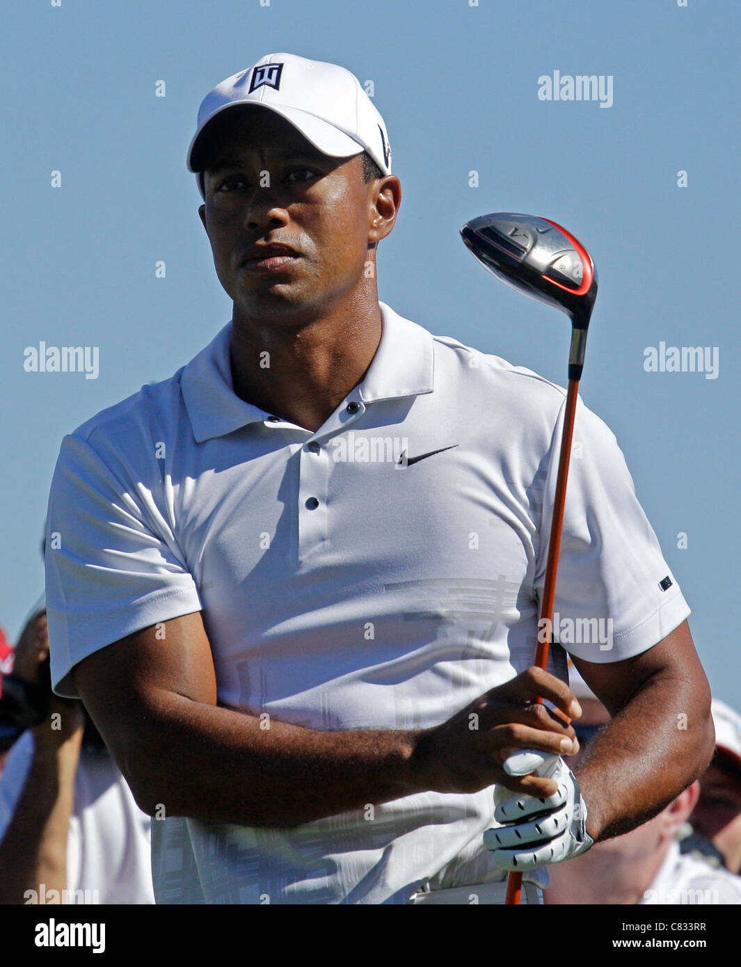 Tiger Woods in California PGA golf golfista Foto Stock