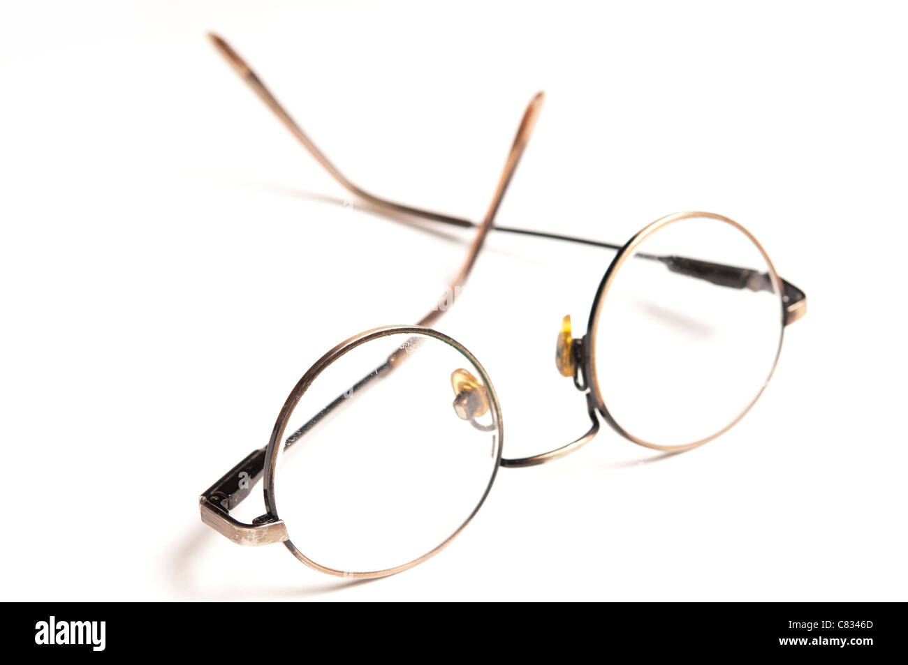 Vintage gli occhiali da lettura Foto Stock