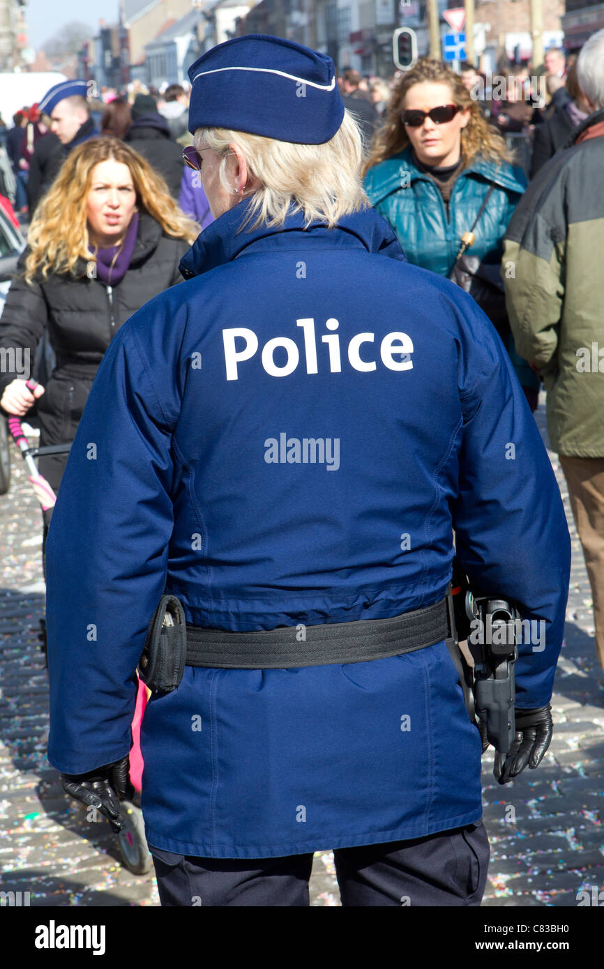 Donna di polizia Foto Stock