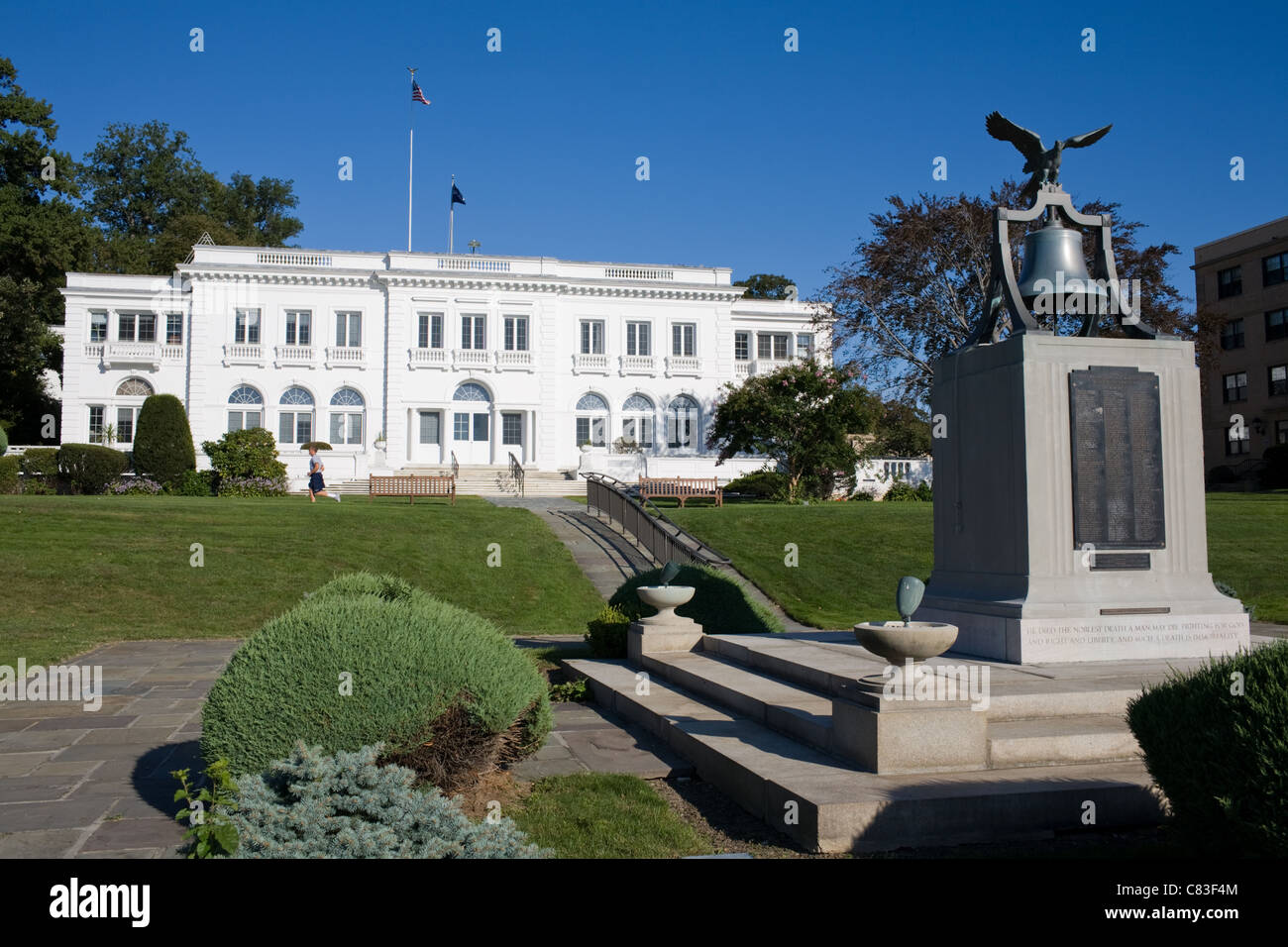 Wiley Hall, Stati Uniti Merchant Marine Academy, Kings Point, Long Island, New York Foto Stock