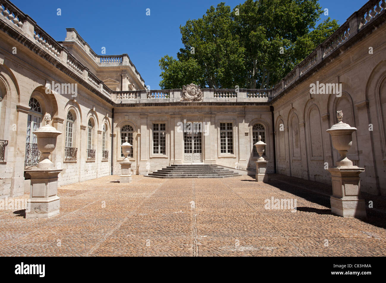 Avignone: Palazzo nella Città Vecchia Foto Stock