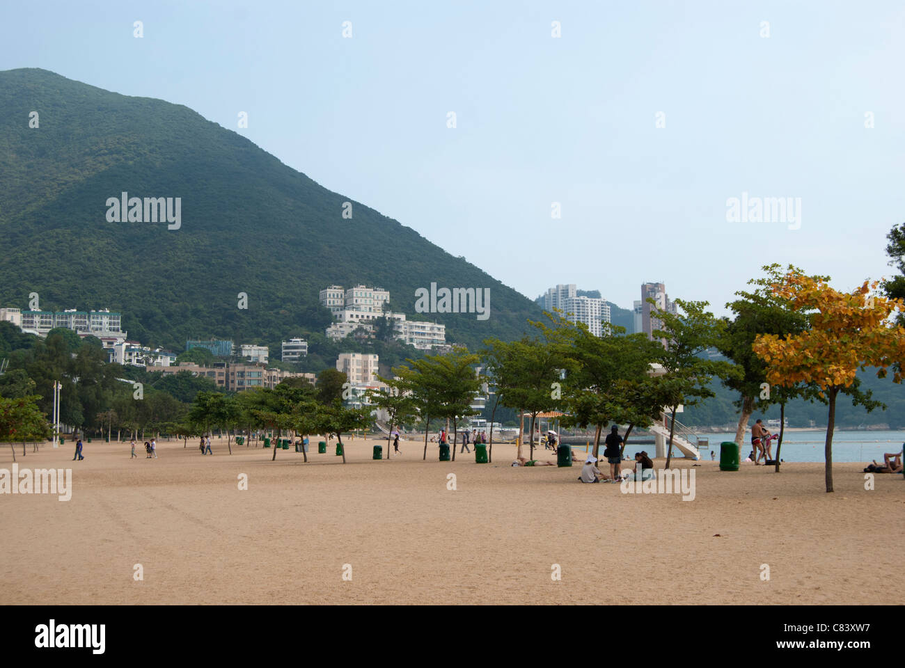 Per Repulse Bay e la spiaggia di Hong Kong Foto Stock