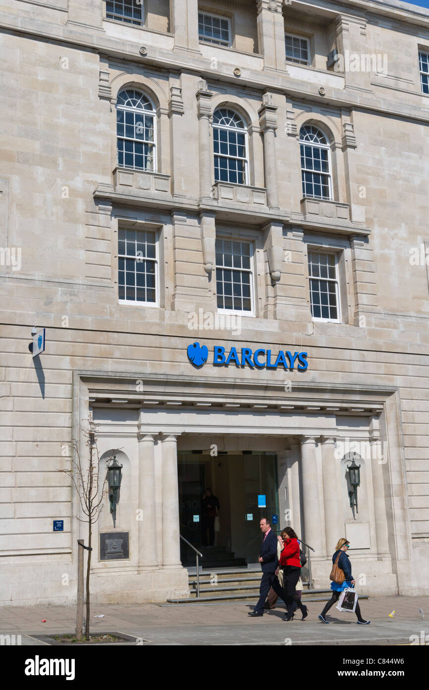 Barclays Bank, North Street, le corsie, Brighton East Sussex, England, Regno Unito Foto Stock