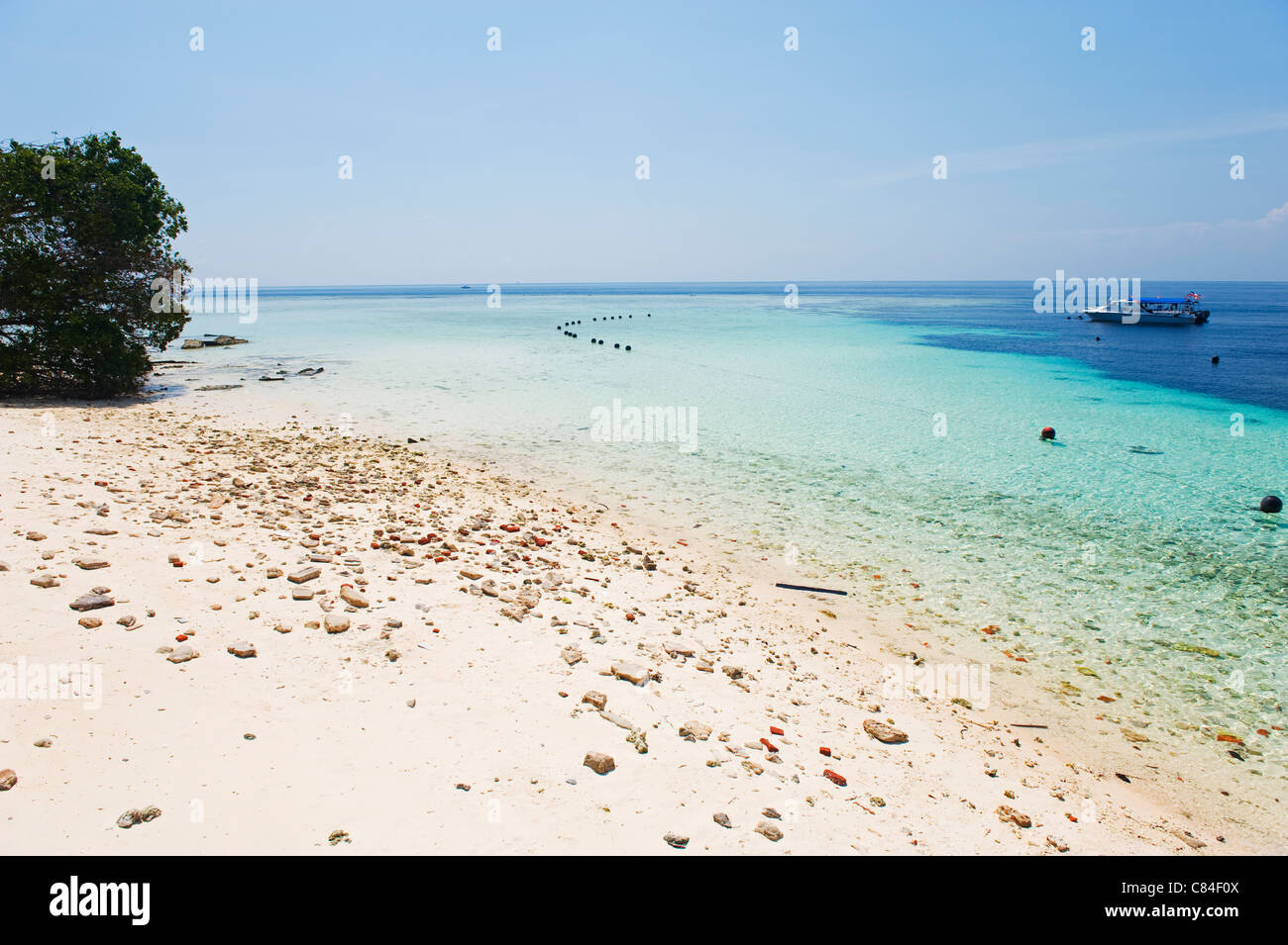 Sipadan Island, Sabah Borneo, Malaysia Foto Stock