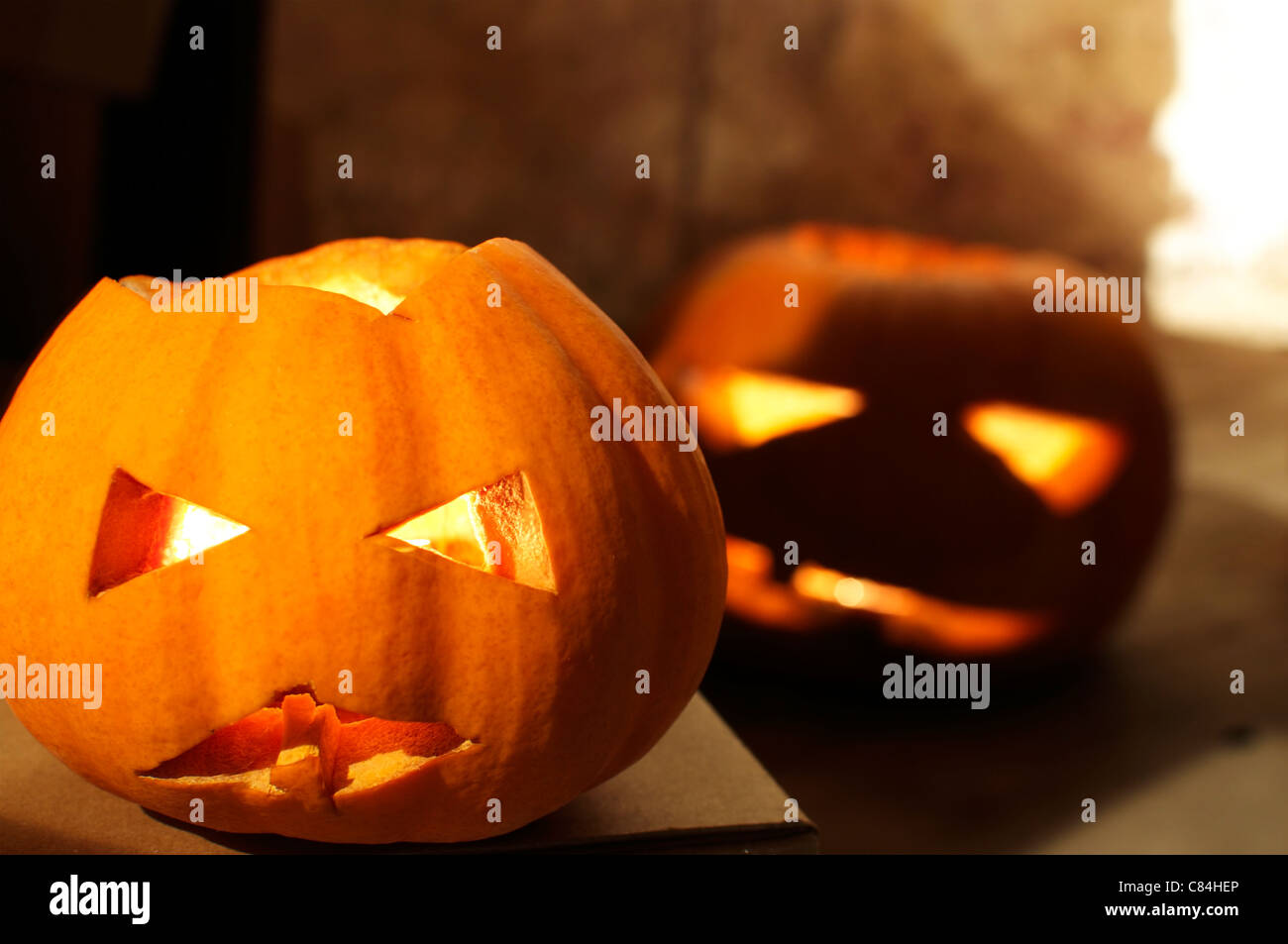 Halloween Jack-o-lanterne Foto Stock