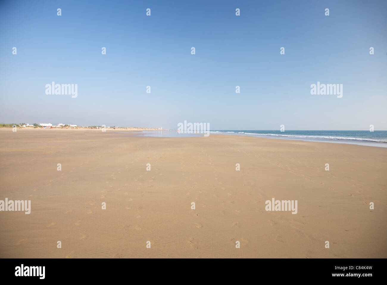 Spiaggia di Cala Encendida a cadice andalusia in Spagna Foto Stock