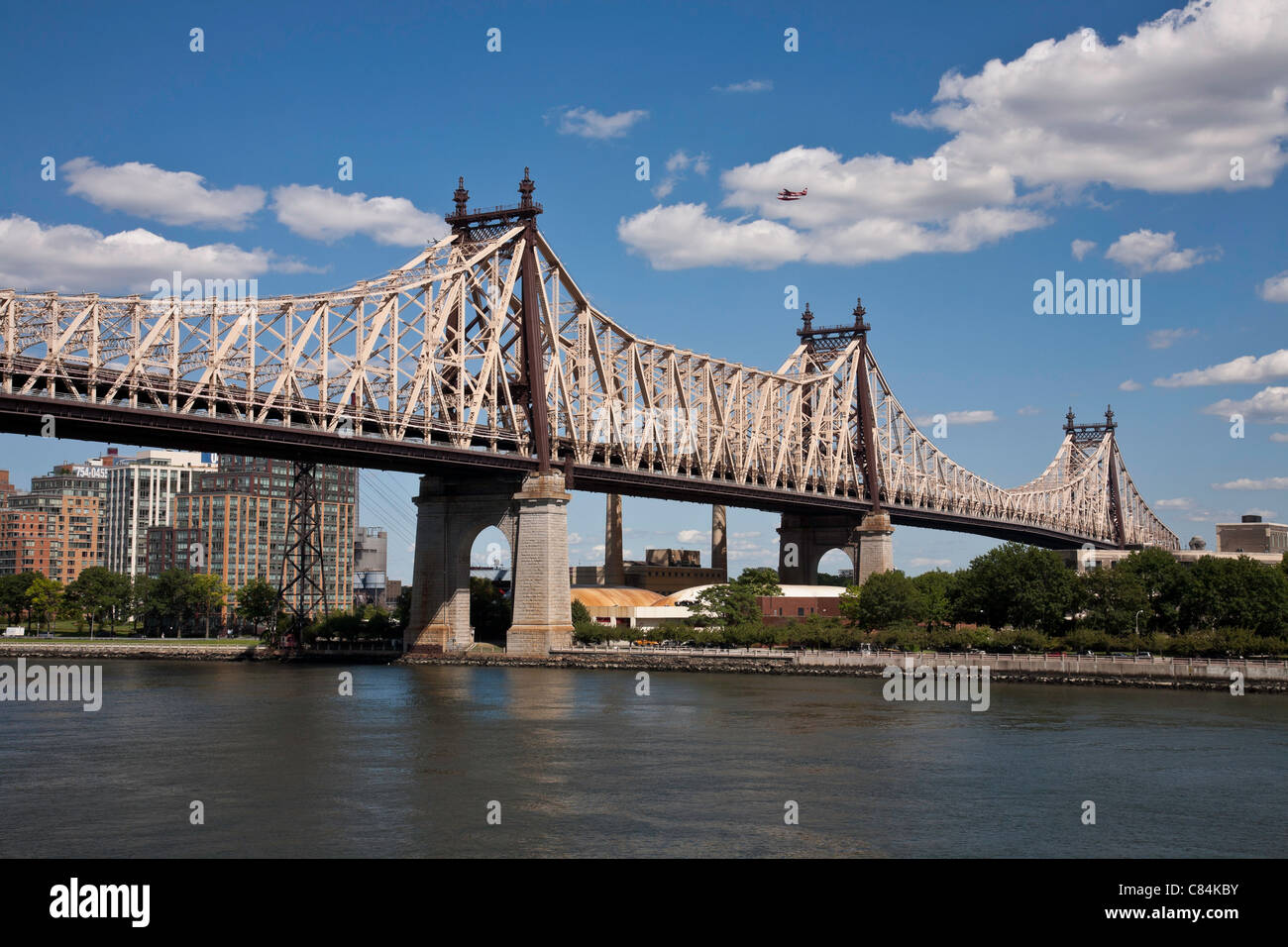 Le Ed Koch il Queensboro Bridge e East River, NYC Foto Stock