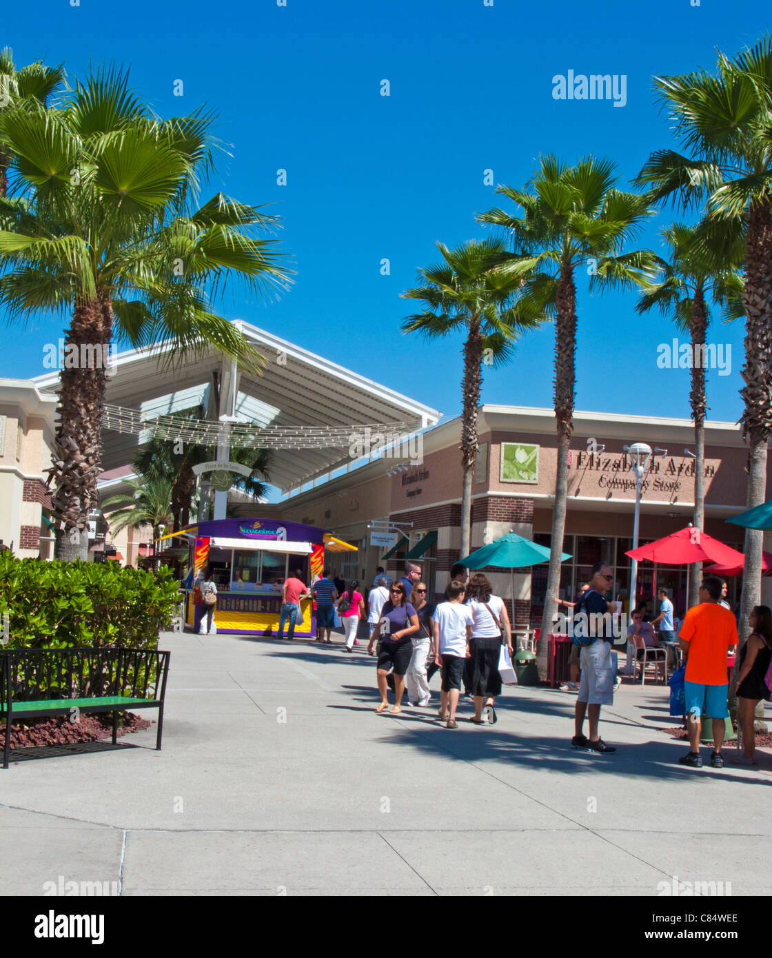 Outlet mall in Lake Buena Vista di Orlando in Florida. Foto Stock