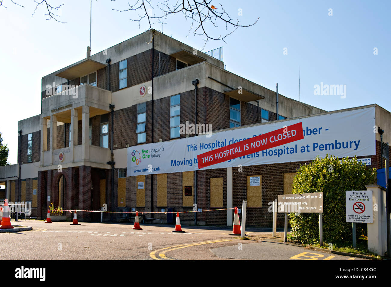 Ospedale chiuso a Tunbridge Wells, Kent, Regno Unito Foto Stock