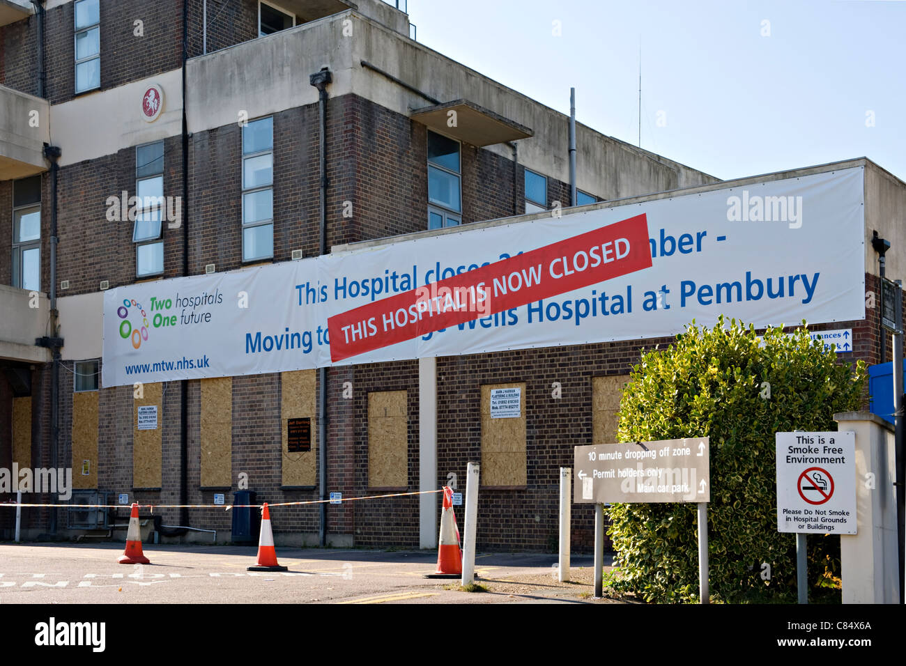 Ospedale chiuso a Tunbridge Wells, Kent, Regno Unito Foto Stock