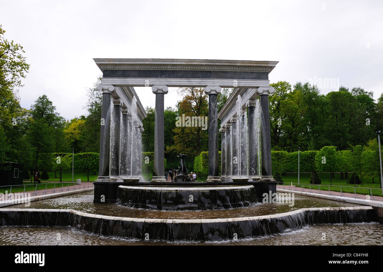 Petergof park, San Pietroburgo, Russia Foto Stock