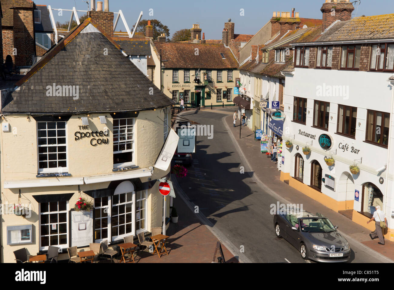 Regno Unito, Dorset, Poole streetscene Foto Stock