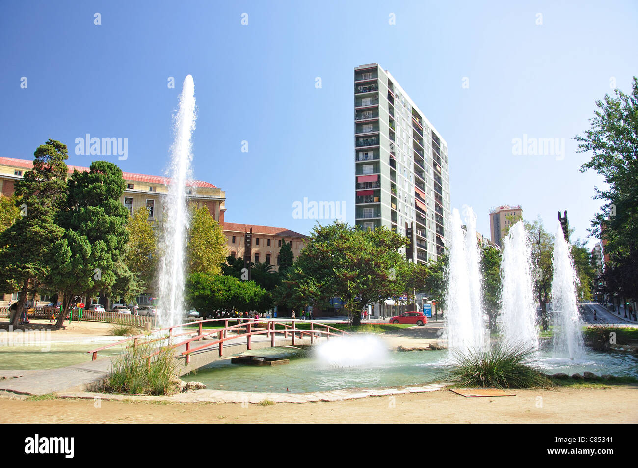 Plaça de la Imperial Tarraco Tarragona, Costa Daurada, provincia di Tarragona Catalogna Foto Stock