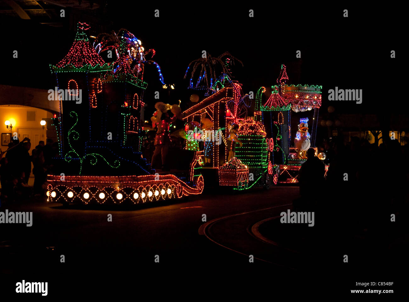 Magic Kingdom Parade di notte Foto Stock