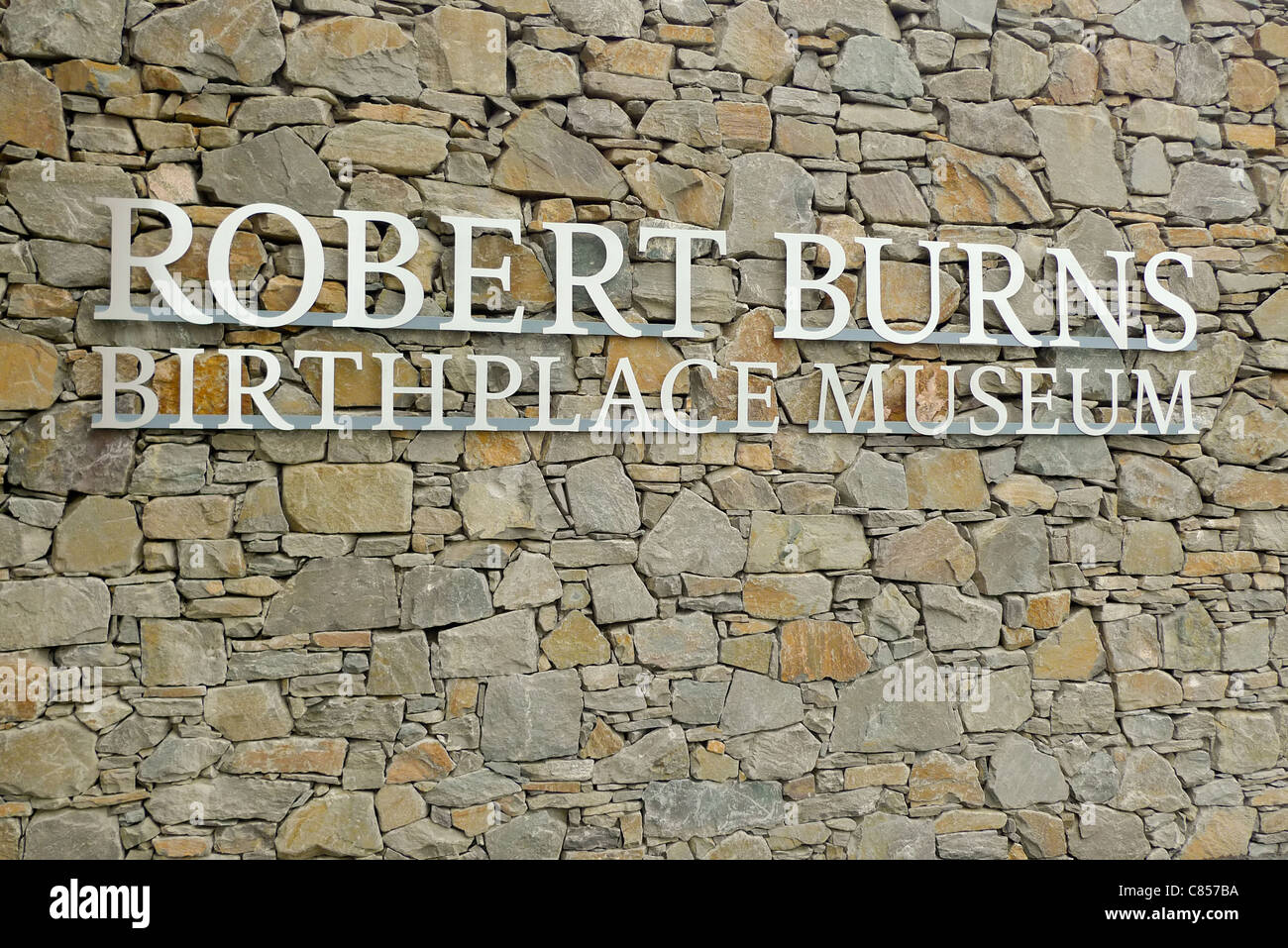 Il nuovo Robert Burns Birthplace Museum, in Alloway, Scozia. Foto Stock