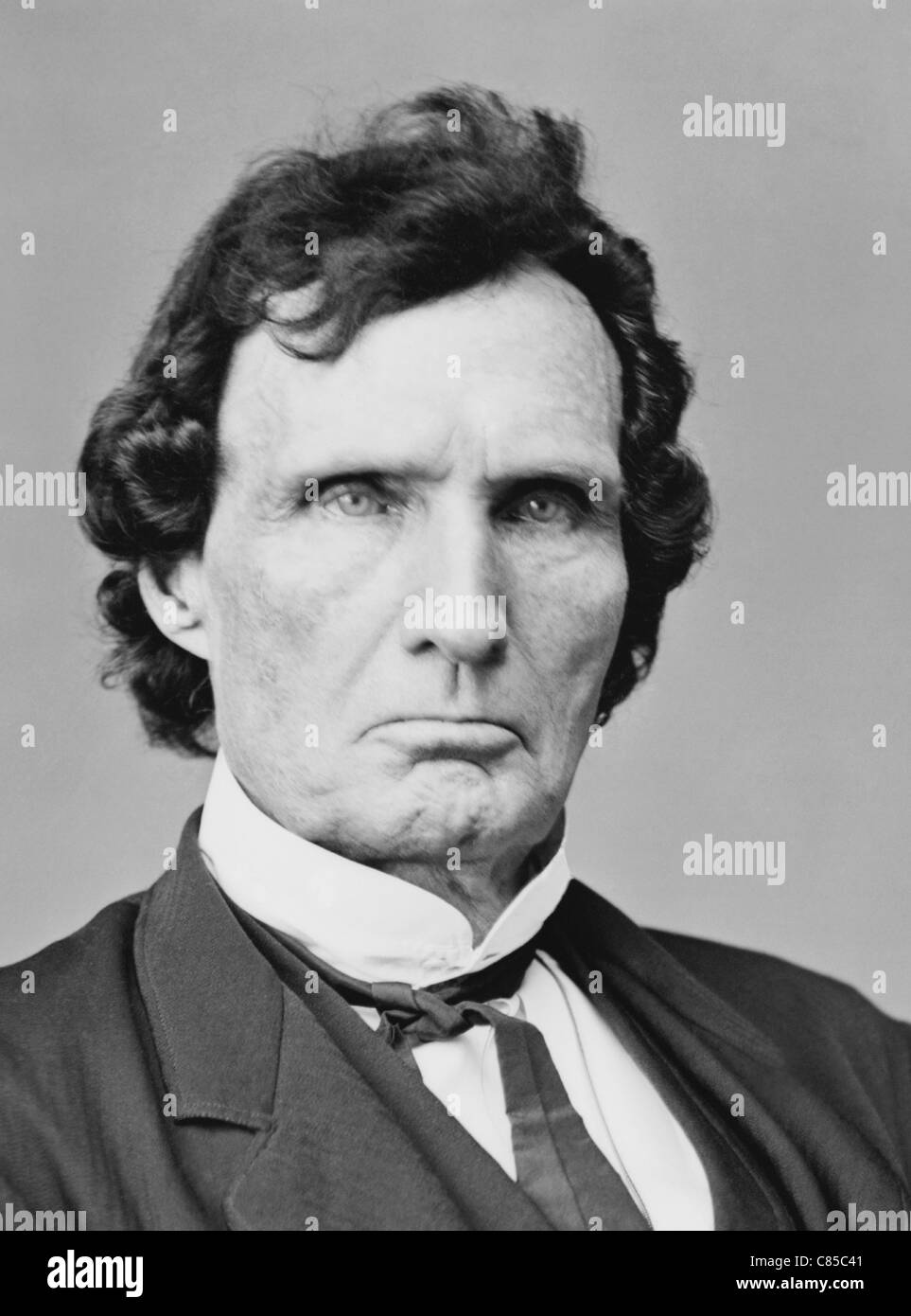 Ritratto d'epoca del politico americano Thaddeus Stevens (1792 - 1868). Foto Stock