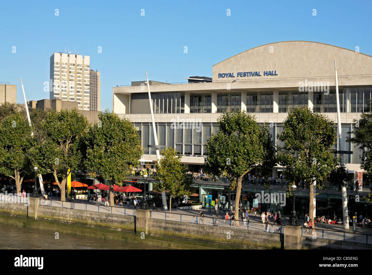 Il Royal Festival Hall. Southbank Londra Foto Stock