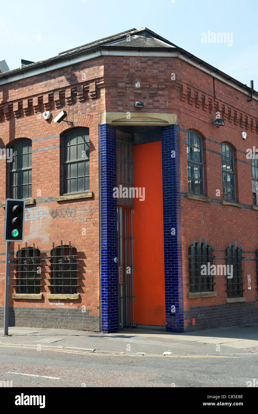 Manchester - Factory Records building Foto Stock