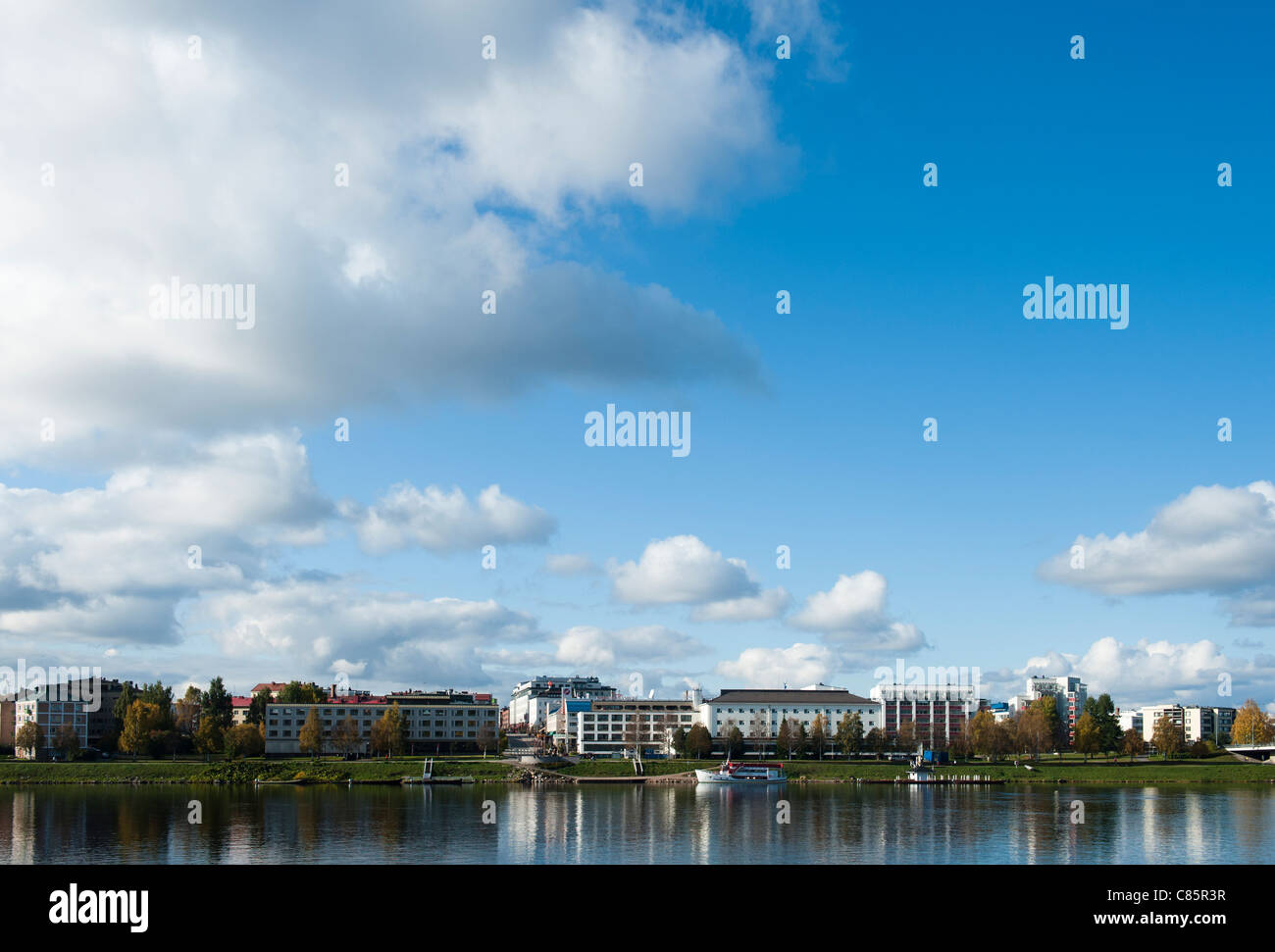 Il centro di Rovaniemi, Lapponia, Finlandia. Foto Stock