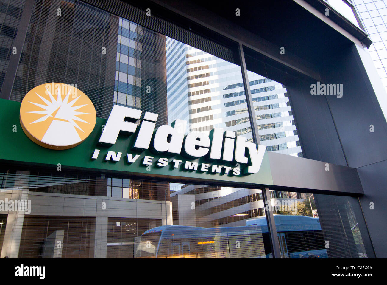 La Fidelity Investments a Office 1625 Broadway, Suite 110, Denver Colorado, Stati Uniti d'America. Foto Stock