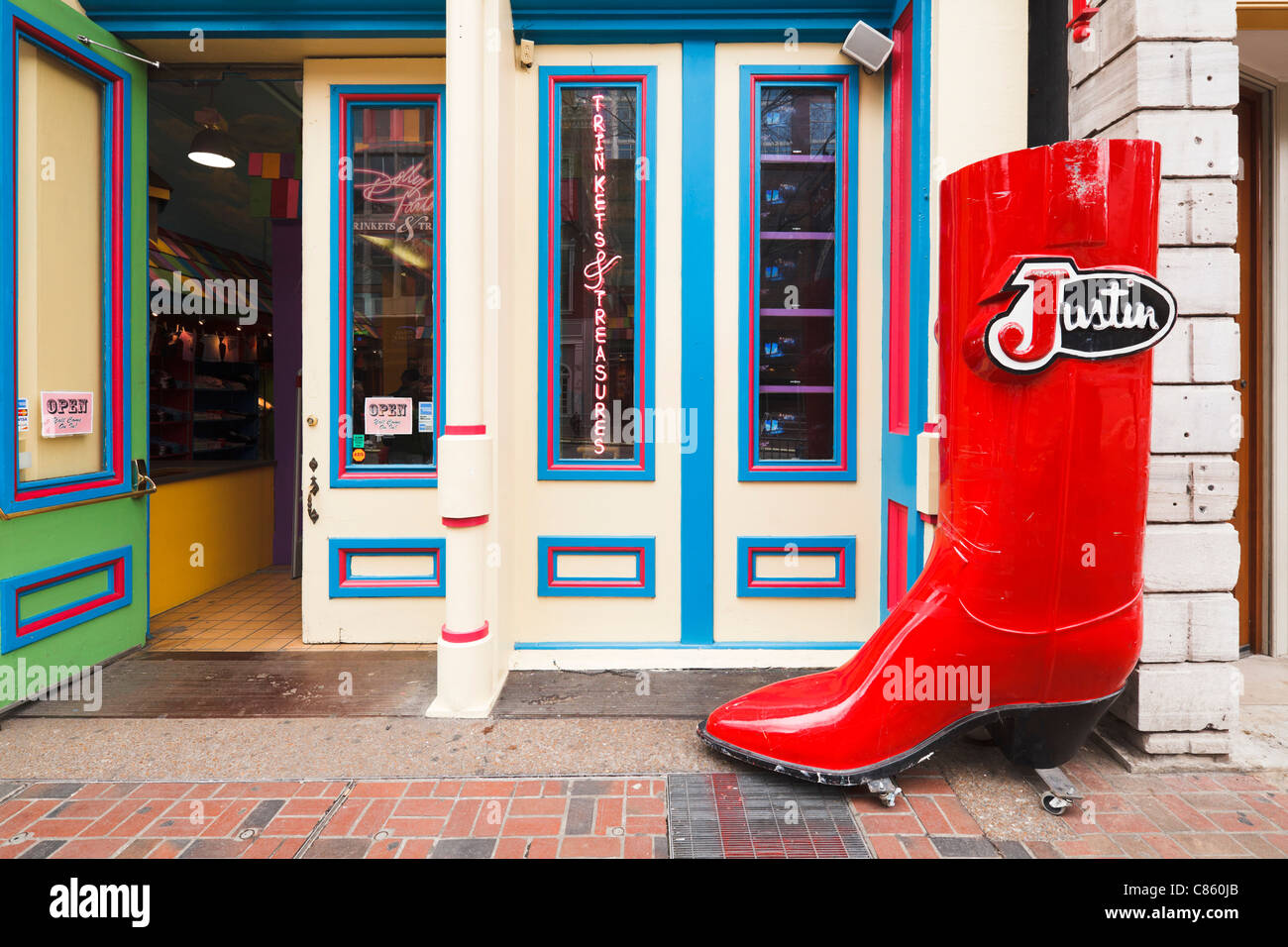 Dolly Parton's ninnoli e tesori Store Nashville Foto Stock