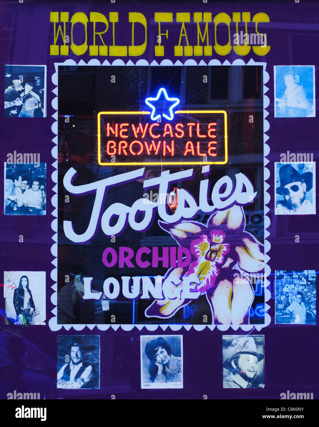 Tootsies Live Music Venue Lower Broadway Nashville Foto Stock