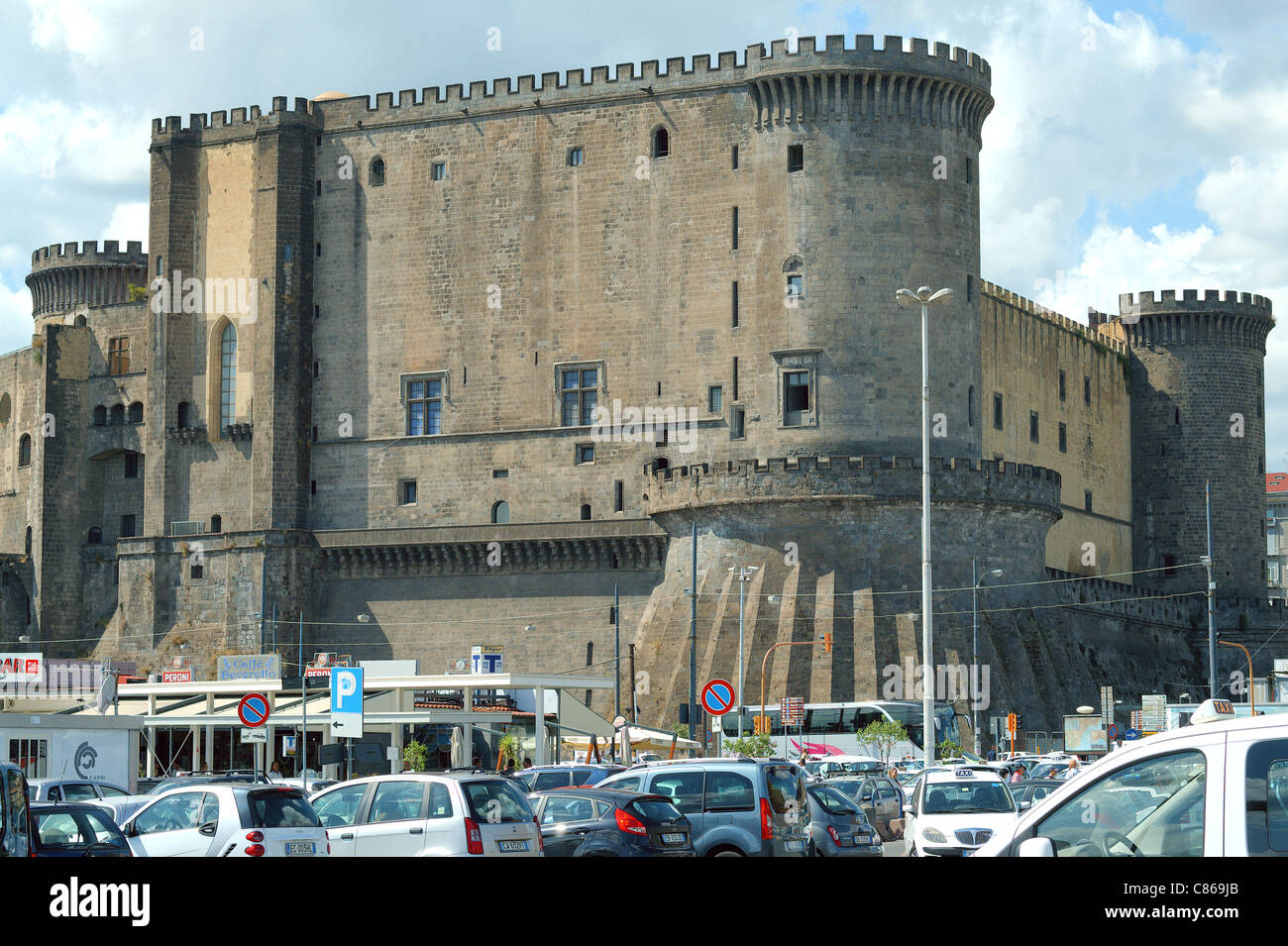 Castel Nouvo Napoli Italia Foto Stock