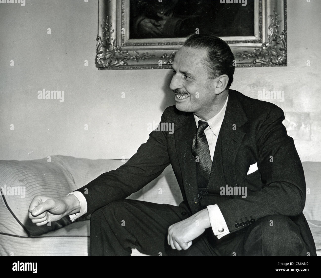 OSWALD MOSLEY (1896-1980) Facist inglese leader nel 1953 Foto Stock