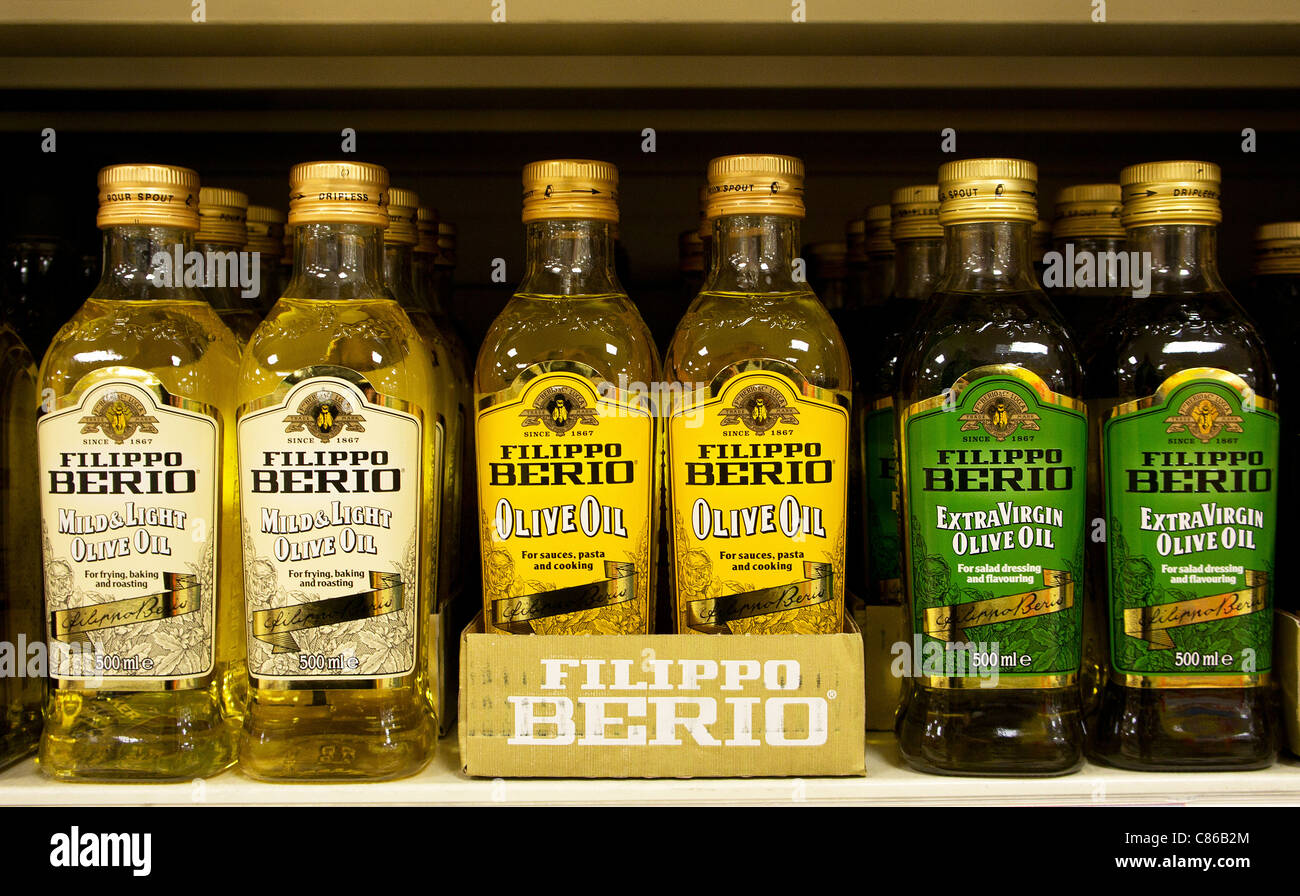 ' Filippo berio ' olio di oliva Foto Stock