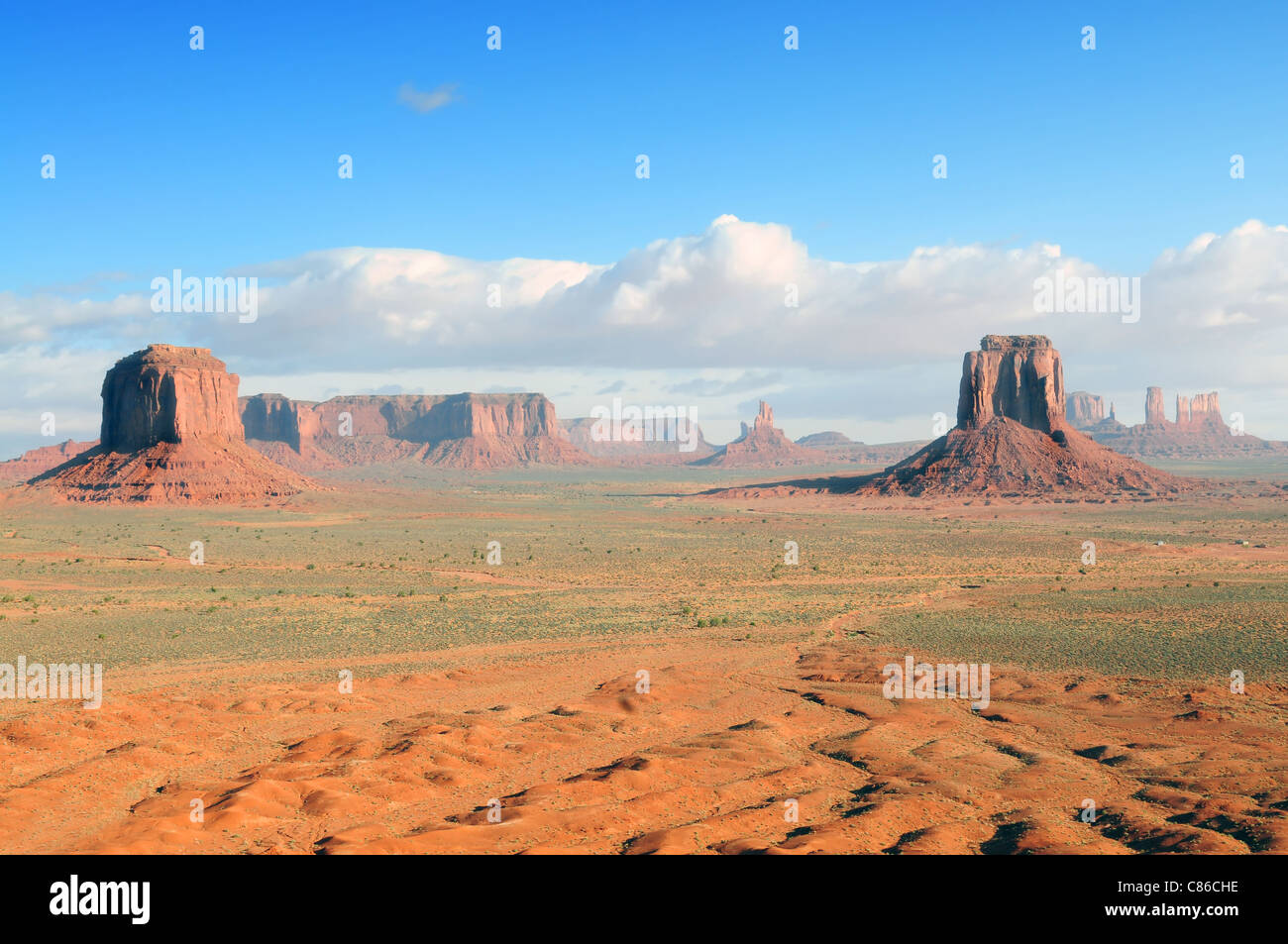 Il Monument Valley vista dall artista del punto Foto Stock
