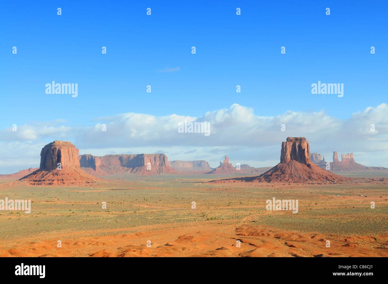 Il Monument Valley visto dall artista del punto Foto Stock