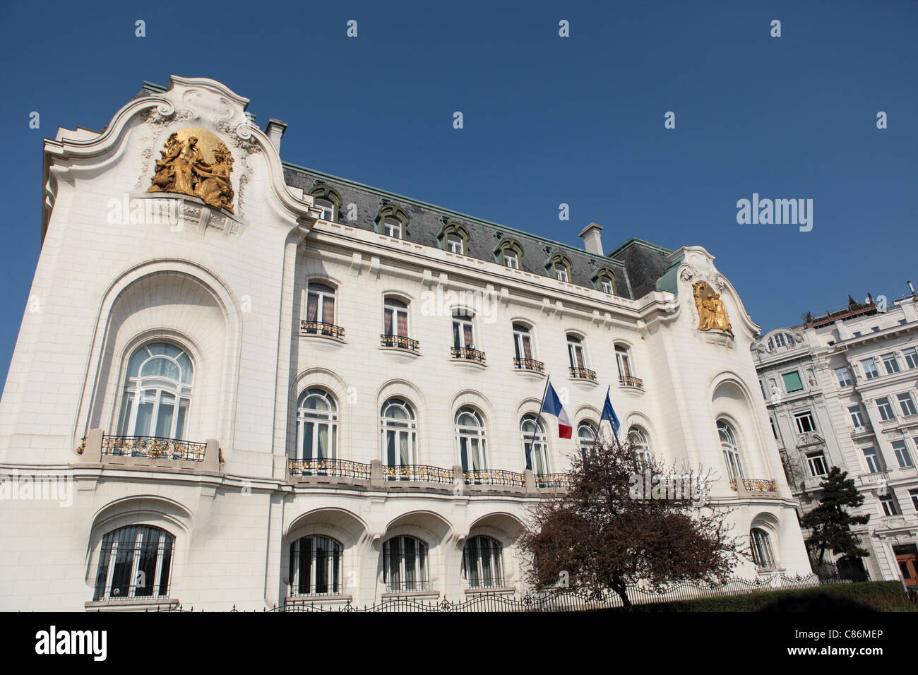 Ambasciata francese Foto Stock