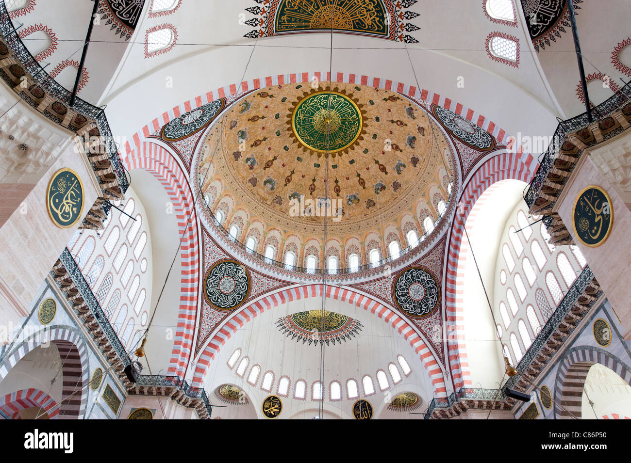 La Moschea di Suleymaniye, Istanbul, Turchia Foto Stock
