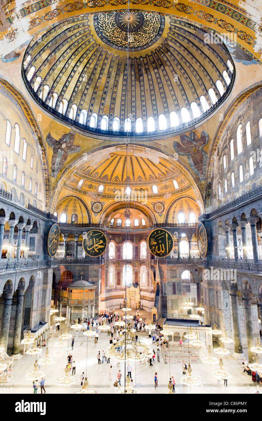 Museo Hagia Sophia, Istanbul, Turchia Foto Stock