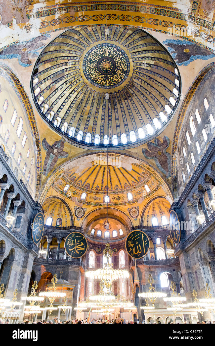 Museo Hagia Sophia, Istanbul, Turchia Foto Stock