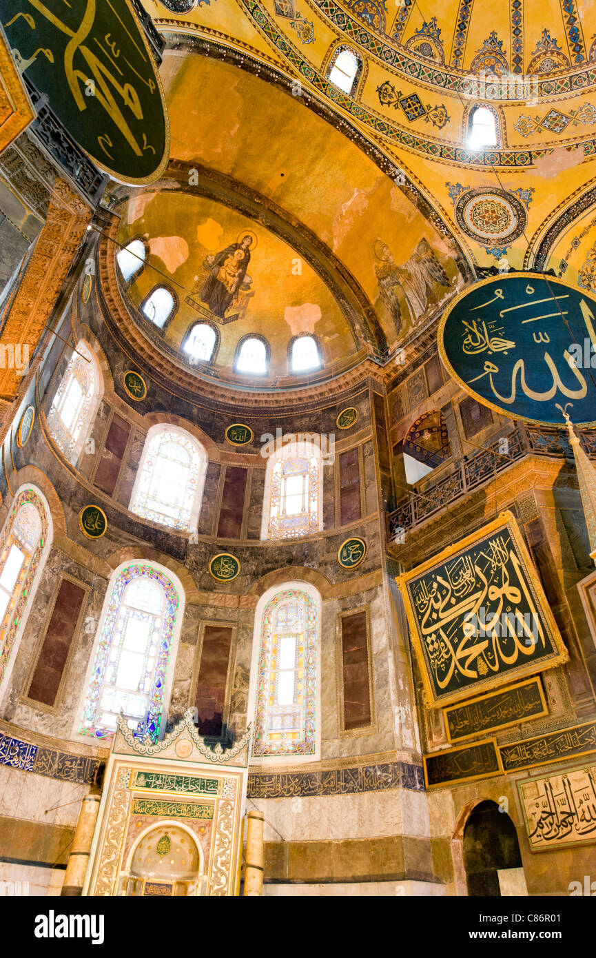 Museo Hagia Sophia, Istanbul, Turchia Foto Stock