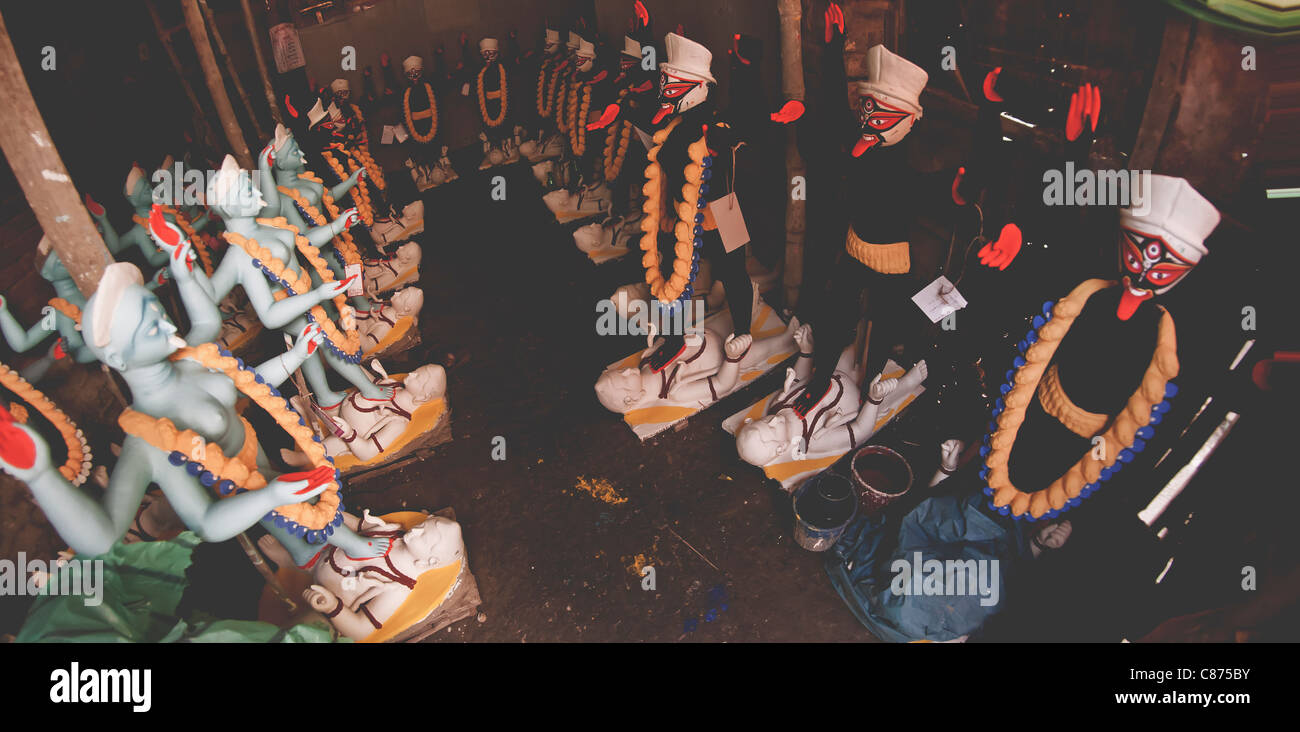 Dea Kali. Foto Stock