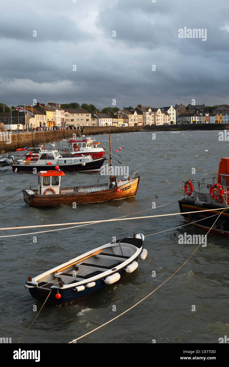 Regno Unito e Irlanda del Nord, County Down, Donaghadee, vista del porto Foto Stock