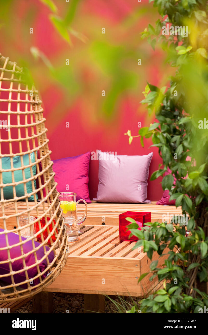 "Yado-giardino" torna a giardino sul retro, 2011 RHS Flower Show Tatton Park Foto Stock