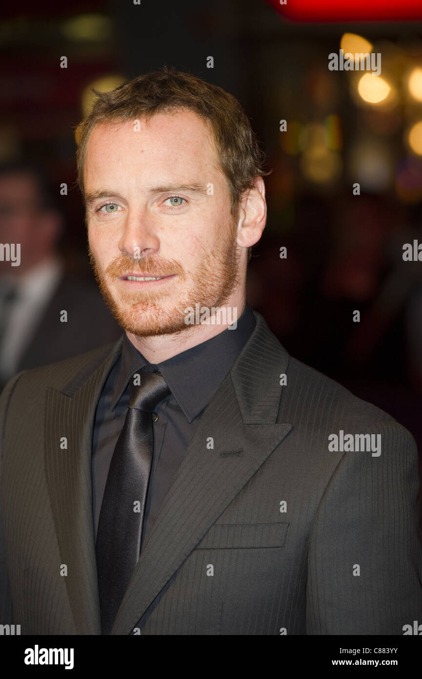 Michael Fassbender al BFI 55th Film Festival. Tappeto rosso premier del filmato vergogna. Foto Stock