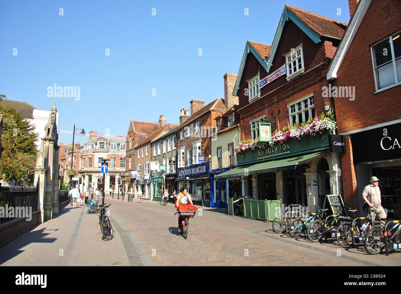 Bartolomeo Street, Newbury, Berkshire, Inghilterra, Regno Unito Foto Stock