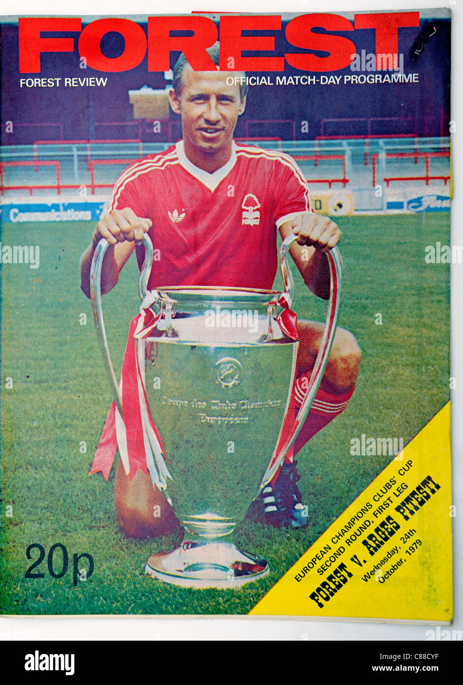 Il Nottingham Forest partita ufficiale programma della giornata Foto Stock
