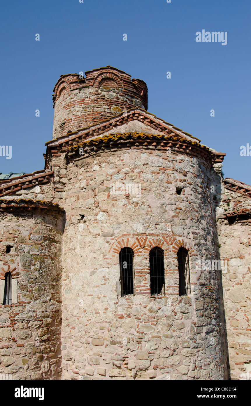 La Bulgaria, Nessebur (aka Nessebar o Nesebar). San Giovanni Battista chiesa cruciforme, decimo secolo. UNESCO - Sito Patrimonio dell'umanità. Foto Stock