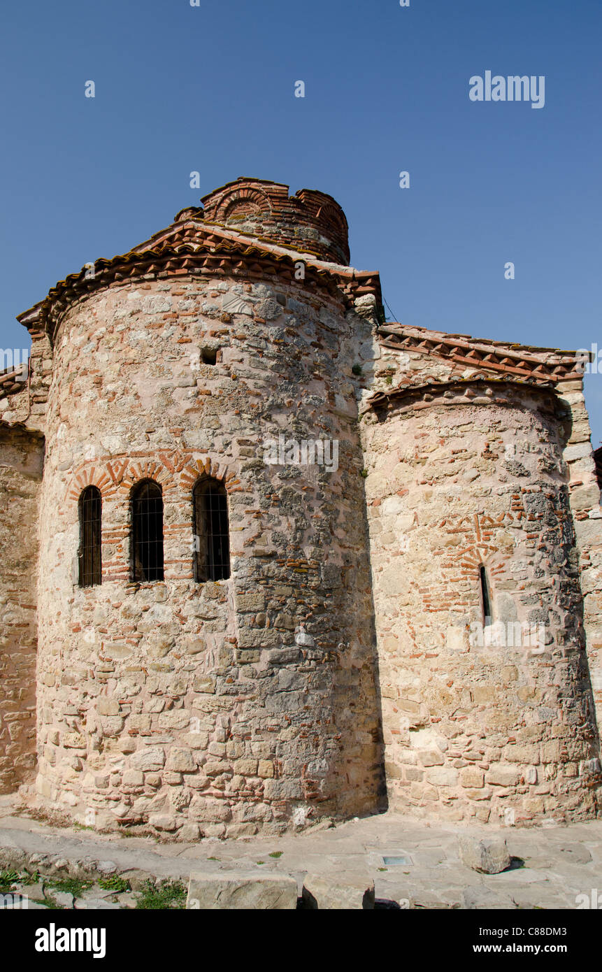 La Bulgaria, Nessebur (aka Nessebar o Nesebar). San Giovanni Battista chiesa cruciforme, decimo secolo. UNESCO - Sito Patrimonio dell'umanità. Foto Stock