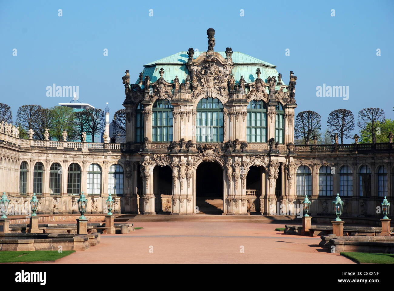 Zwinger in Dresden Foto Stock