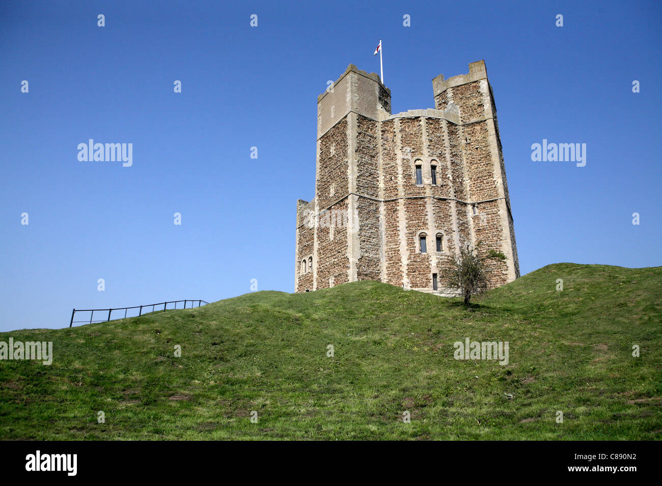 Orford Castello, proprietà del National Trust, Orford, Suffolk, Regno Unito Foto Stock