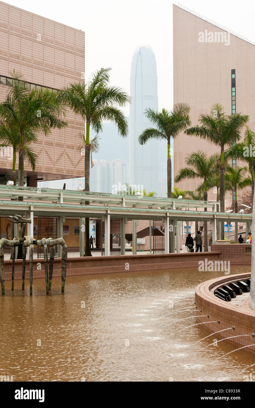 Il museo del centro culturale e artistico alla passeggiata lungomare Kowloon Hong Kong Cina Asia Foto Stock